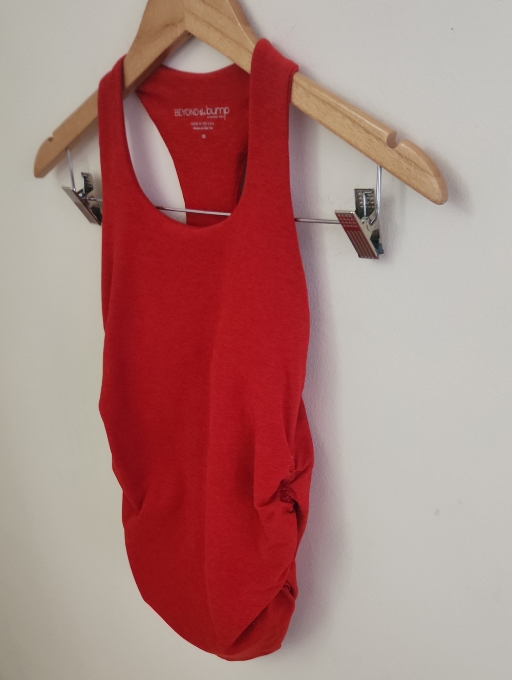 Beyond the Bump Beyond Yoga Spacedye Bases Covered Maternity Racerback Tank Top - Picture 5 of 11